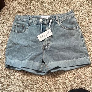 Petal & Pup Light Blue Jean Shorts